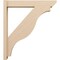 Ekena Millwork 6-in W x 34-in D x 38-in H Funston Slat Rough Cedar Woodgrain TimberThane Outlooker, Primed Tan OUTUR060X34X38FST24RCPR - alternate 2